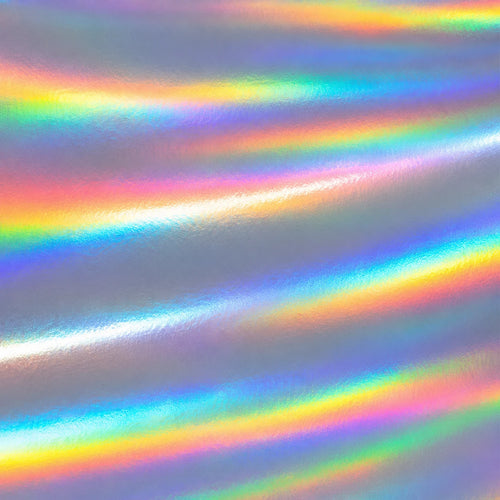 Aurora holographic label material